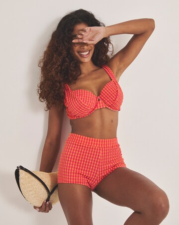 Magisculpt Gingham Firm Control Bikini Shorts