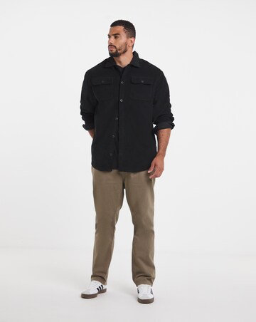 Jack & Jones Regent Cord Overshirt - Khaki