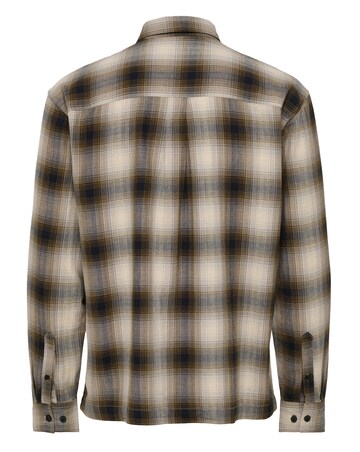 Only & Sons Kosta Long Sleeve Check Regular Fit Shirt - Natural Check