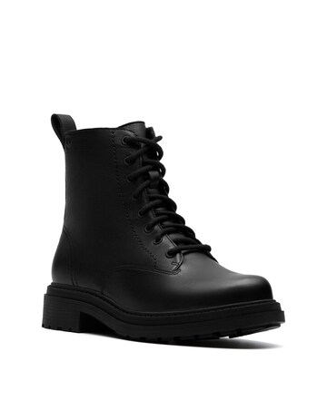 Clarks Leather Orinoco3 Lace Up Ankle Boot - Wide Fit (E)