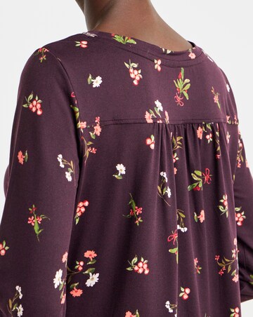 Julipa Value Supersoft Autumn Print Long Sleeve Nightie