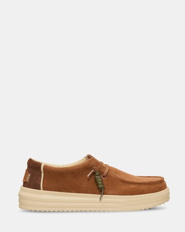 HeyDude Rev Suede Slip On Shoe - Brown