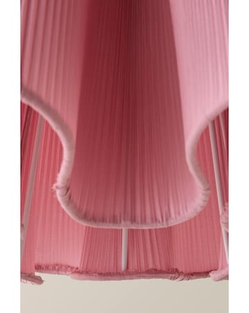 ValueLights Jemima Pink Full Pleated Shade