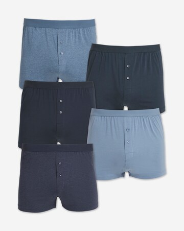 5 Pack Blue Mix Loose Boxers