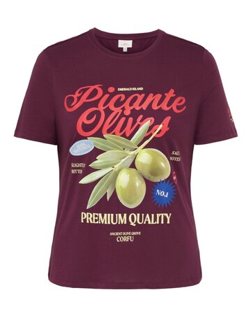ONLY OLIVE PRINTED T-SHIRT