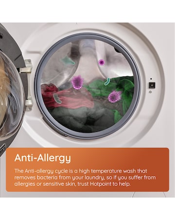 Hotpoint AntiStain H 101 ANTI STAIN UK 10kg Washing Machine PetHairCare - INST