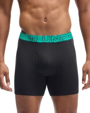 Under Armour Performance Cotton 6 Inch Boxers - 3 Pack
