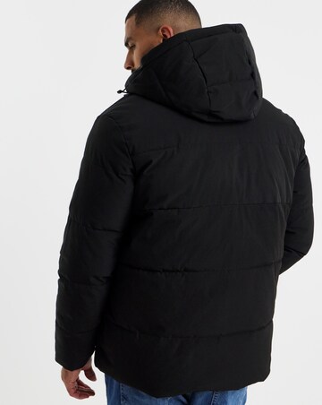 Jack & Jones Becks Puffer Coat - Black