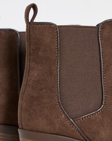 Kelani Block Heel Chelsea Ankle Boots - Wide Fit (E)