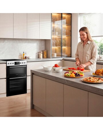 Midea 60cm Freestanding Electric Cooker - White