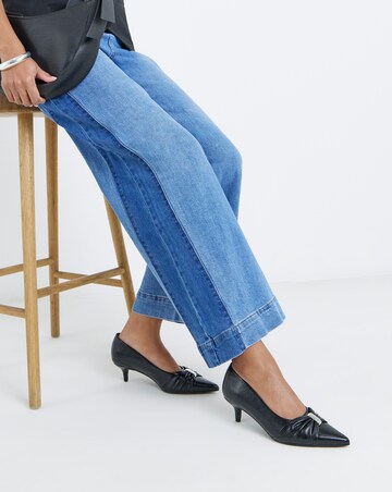 Helen Hardware Detail Court Shoes - Wide Fit (E)