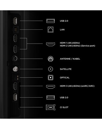 TCL 75V6D-UK 75in 4K HDR10+ Dolby Atmos Smart Fire TV