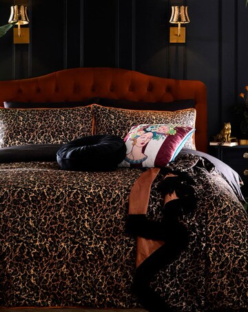 Laurence Llewelyn-Bowen Roxy Leopard Print Duvet Cover Set