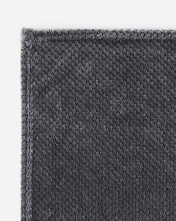 Waffle Fleece Throw - Charcoal