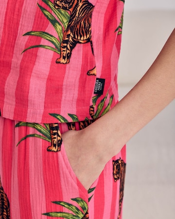 Chelsea Peers Cami and Capri Length Bottoms, Cheesecloth