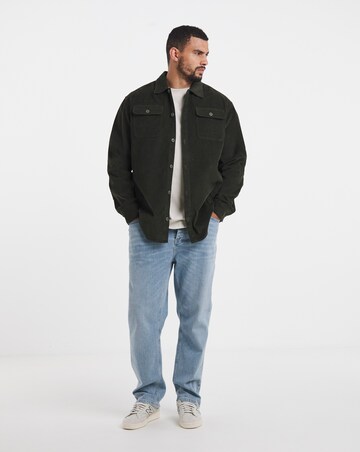 Jack & Jones Regent Cord Overshirt - Khaki