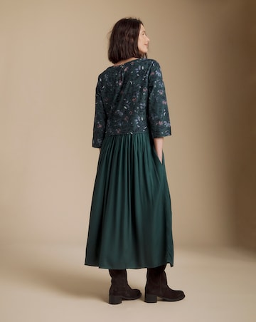 Julipa Printed Cord Midi Dress