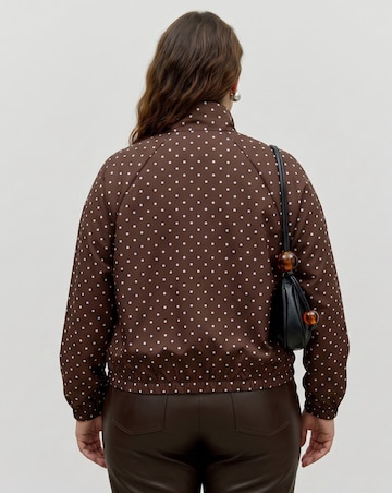 Vero Moda Kayla High Neck Polka Dot Jacket
