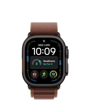 Apple Watch Ultra 4 GPS + Cellular 49mm - Titanium/Burgundy Alpine Loop - L