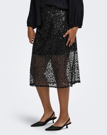 Only Sequin Midi Skirt