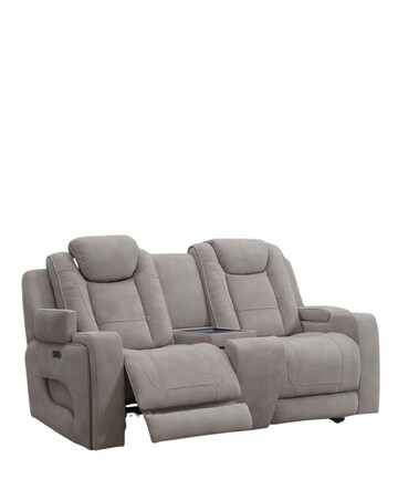 Jago Power Recliner 2 Seater Sofa Console, Temperature Control & Immersive Sound