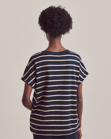 Anthology Stripe V Neck T-Shirt
