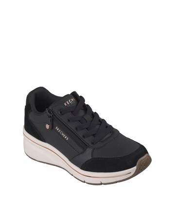 Skechers Black Billion Flex Luxe Up Trainers - Standard Fit (D)
