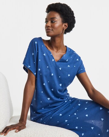 Julipa Value Heart Print Maxi Nightie