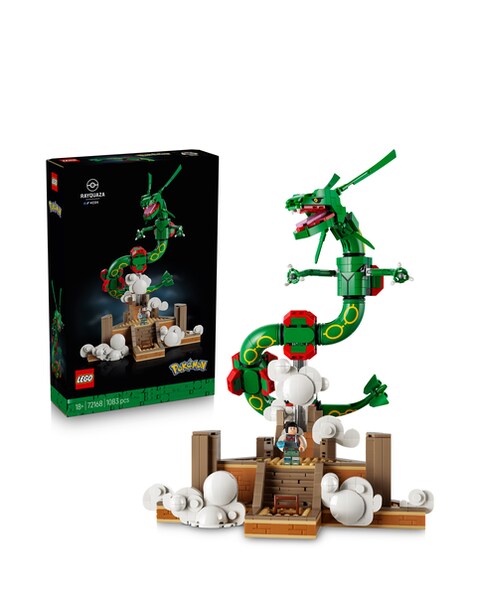 LEGO Pokémon Rayquaza Decor Building Set 72168