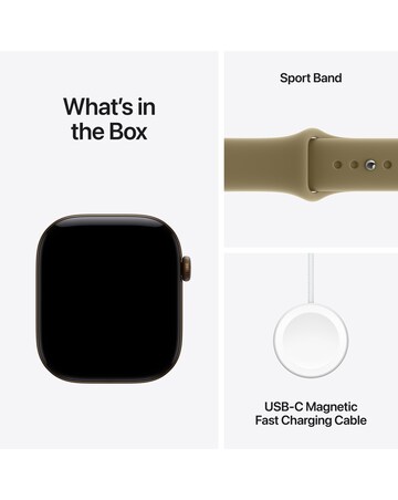 Apple Watch Series 12 GPS + Cellular 46mm - Bronze Aluminium/Olive Sport - M/L