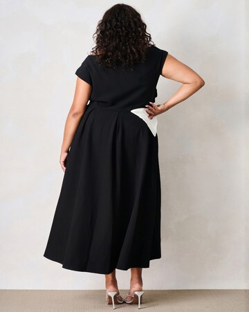 Hope & Ivy The Natalie Bow Dress