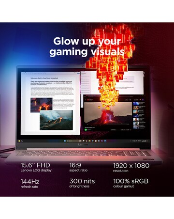 Lenovo LOQ Gaming Laptop - 15.6in R7 RTX4050 16GB 1TB