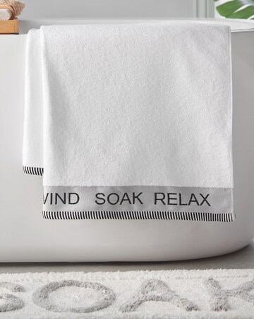 Catherine Lansfield Relax & Unwind 4 Piece Towel Bale