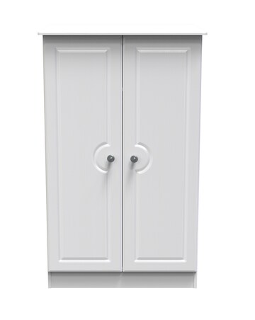 Peregrine Ready Assembled 2 Door Midi Wardrobe - Kids