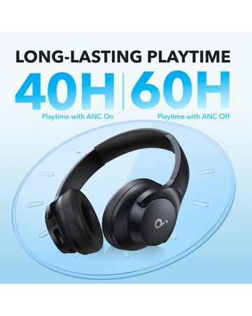 Soundcore Q21i Over-Ear Noise-Cancelling Wireless Headphones - Black