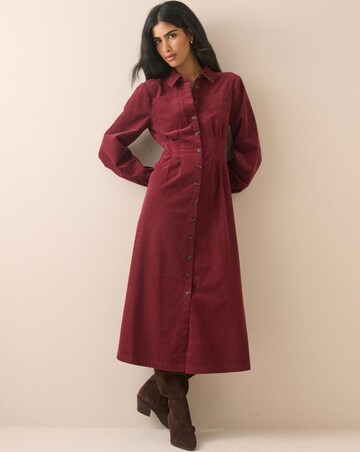 NOBODY'S CHILD MONTEGO CORD MIDI DRESS