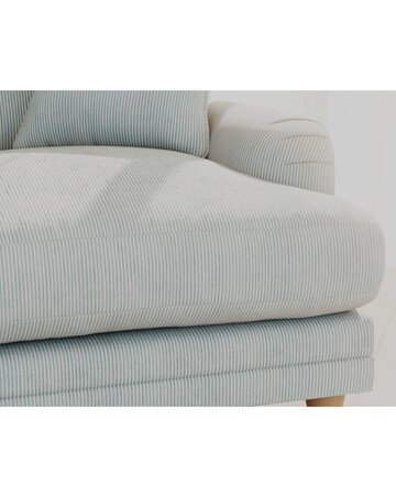 Lily Stripe Footstool
