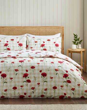 Catherine Lansfield Poppy Duvet Cover Set