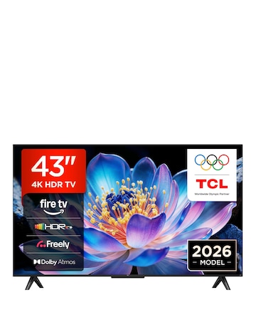 TCL 43V6D-UK 43in 4K HDR10+ Dolby Atmos Smart Fire TV