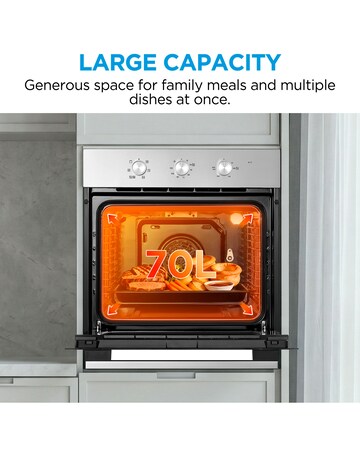 Midea Built-In Single Oven - Stainless Steel