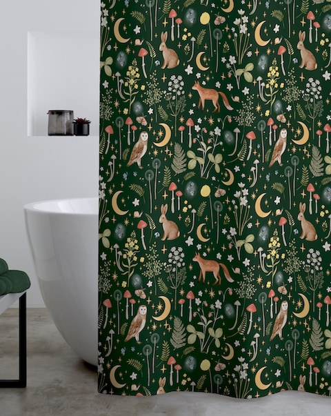 Catherine Lansfield Enchanted Twilight Shower Curtain