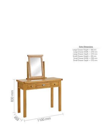 Woburn 3 Drawer Dressing Table