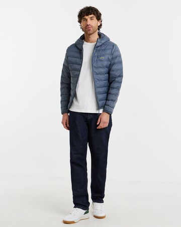 Lacoste Lightweight Water Repellent Puffer Jacket - Grey