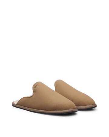 BOSS Lined Muled Slipper - Tan