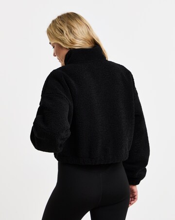 Gym King Linear Cropped Borg Full Zip