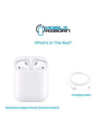 Refurbished Apple AirPods 2nd Gen (Pristine Condition)