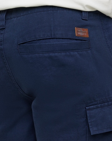 Timberland Cotton Linen Cargo Short - Blue