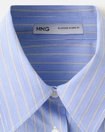 Mango Cotton And Lyocell Blend Straight Shirt