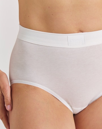 Sloggi (2 Pack) Cotton Double Comfort Maxi Knickers White