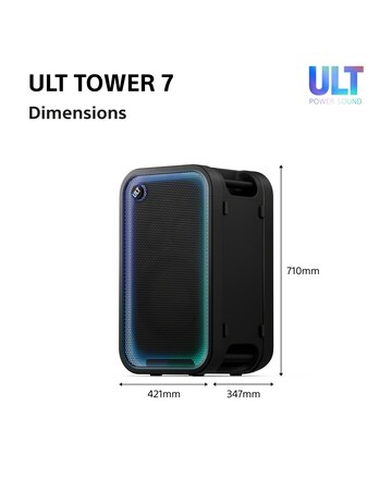 Sony ULT Tower 7 Party Speaker - Black